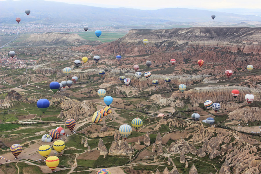 A walk on the moon in Cappadocia