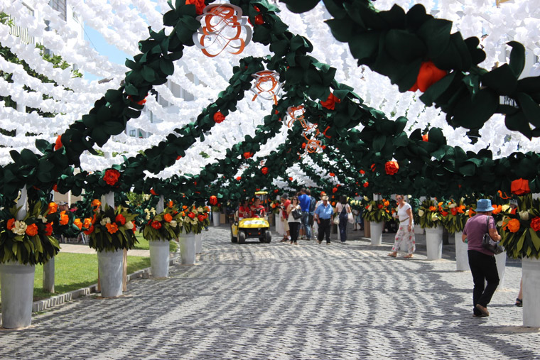 Flower's festival in Alentejo Portugal