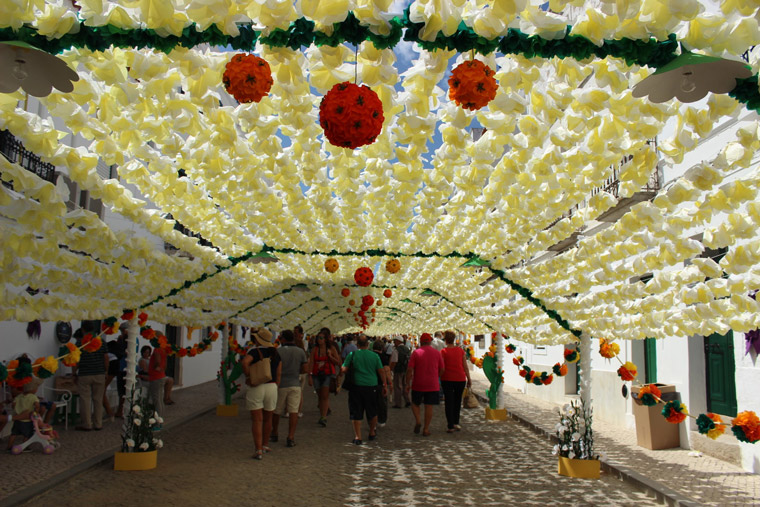 Flower's festival in Alentejo Portugal
