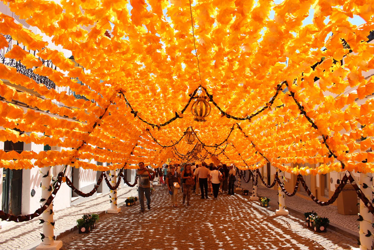 Flower's festival in Alentejo Portugal