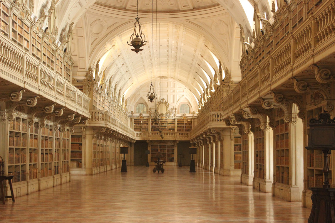 Mafra National Palace hosts one of the most beautiful libraries in the world