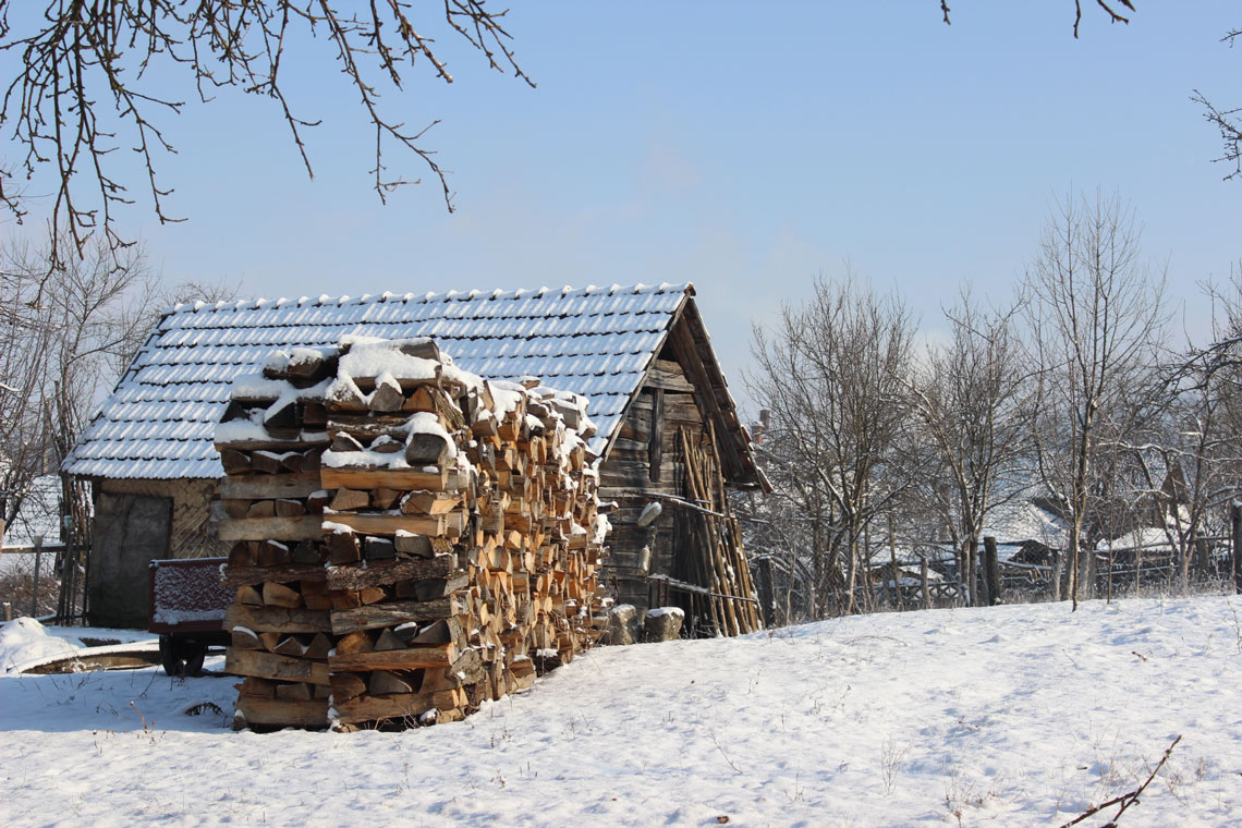 Snow in Romania: a white dream