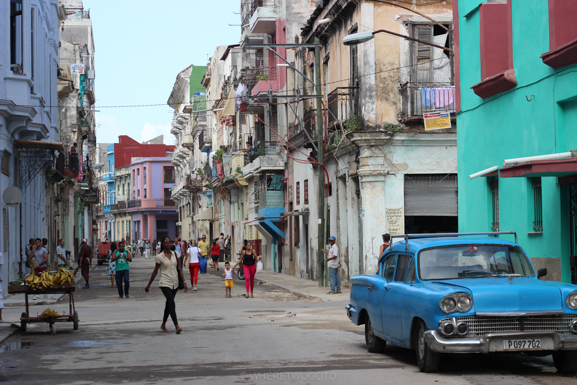First day in Havana – streets that never sleep
