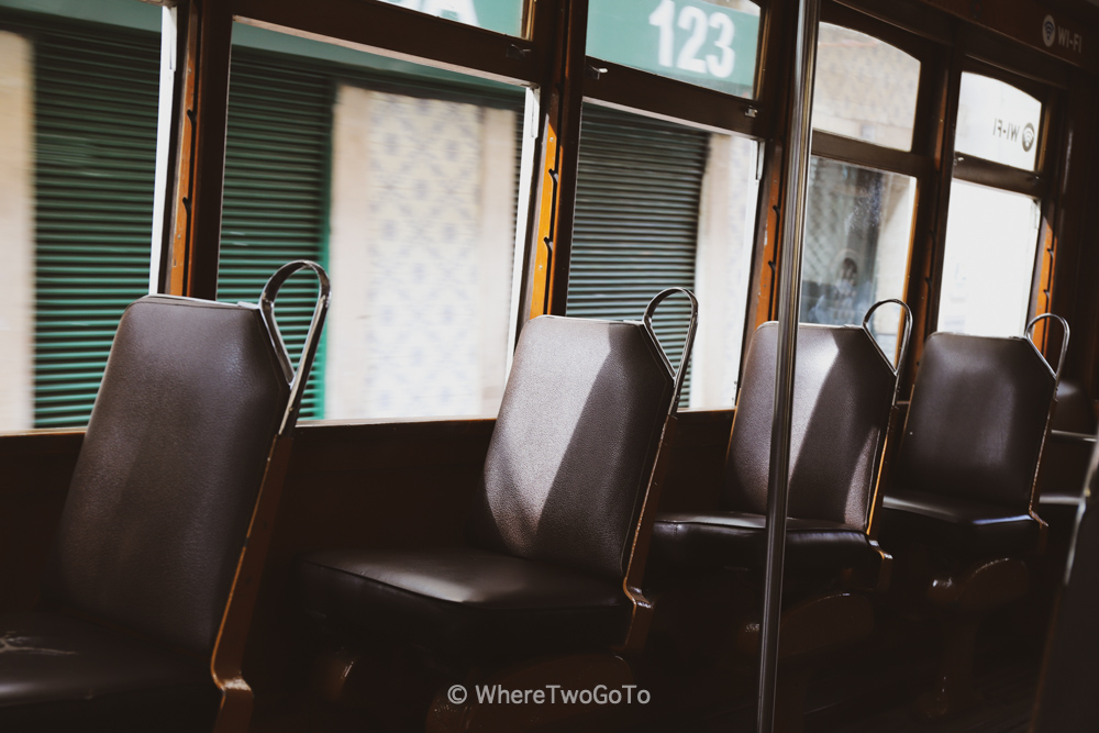 Hopping in a tram during pandemics