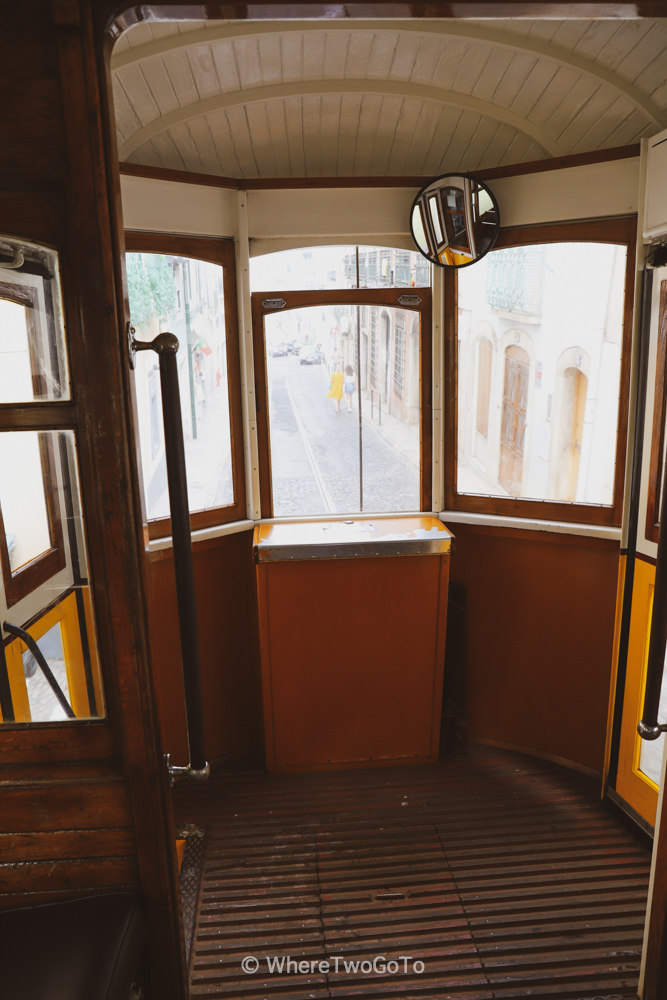 Lisbon tram during pandemics