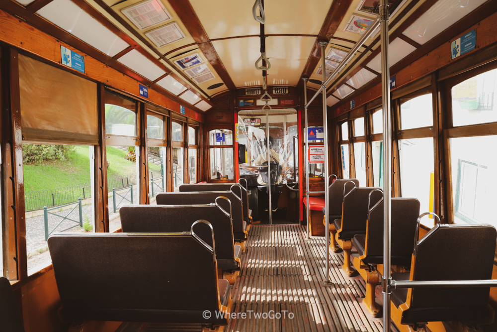 Hopping on a Lisbon tram during pandemics